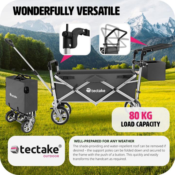 Image du produit tectake Chariot de jardin pliable 80 kg NICO