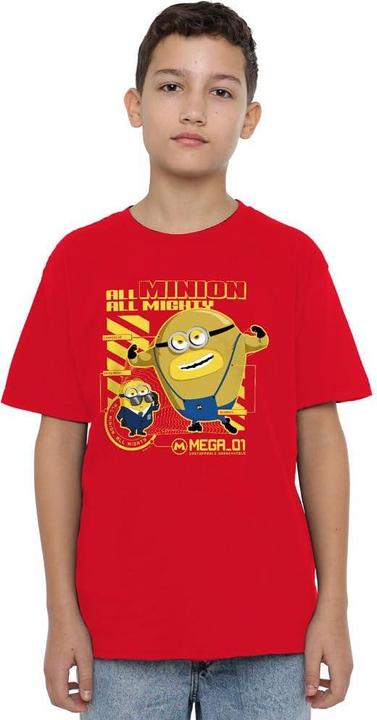 Actual product image Despicable Me Childrens/Kids Minion Blueprint T-Shirt (128)