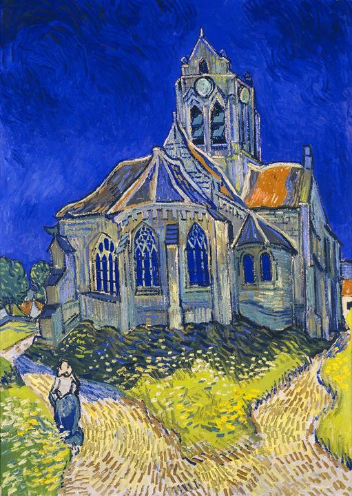 Produktbild Enjoy Puzzle ENJOY-1152 - Vincent Van Gogh: Die Kirche in Auvers-sur-Oise, Puzzle, 1000 Teile (1000 Teile)