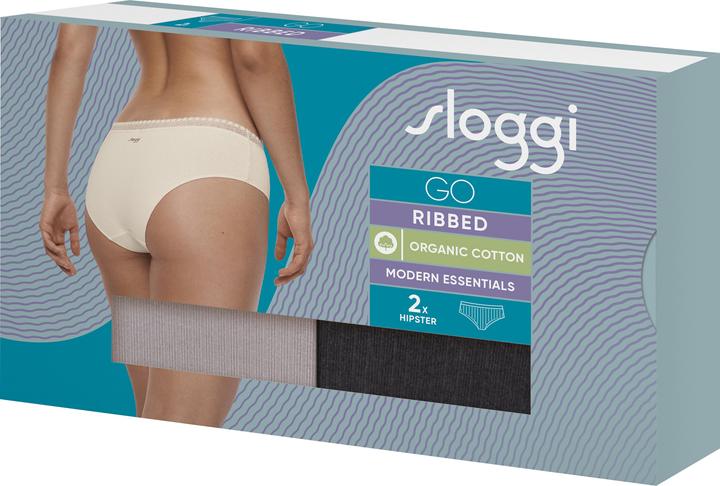 Actual product image Sloggi GO Ribbed Hipster C2P (XS, pack of 2)