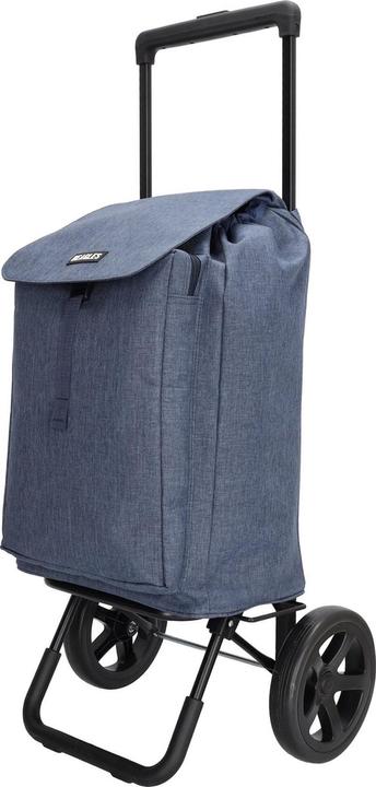 Actual product image Beagles Shop & Go Groceries Trolley Foldable Lightweight 40 liters strong - Blue