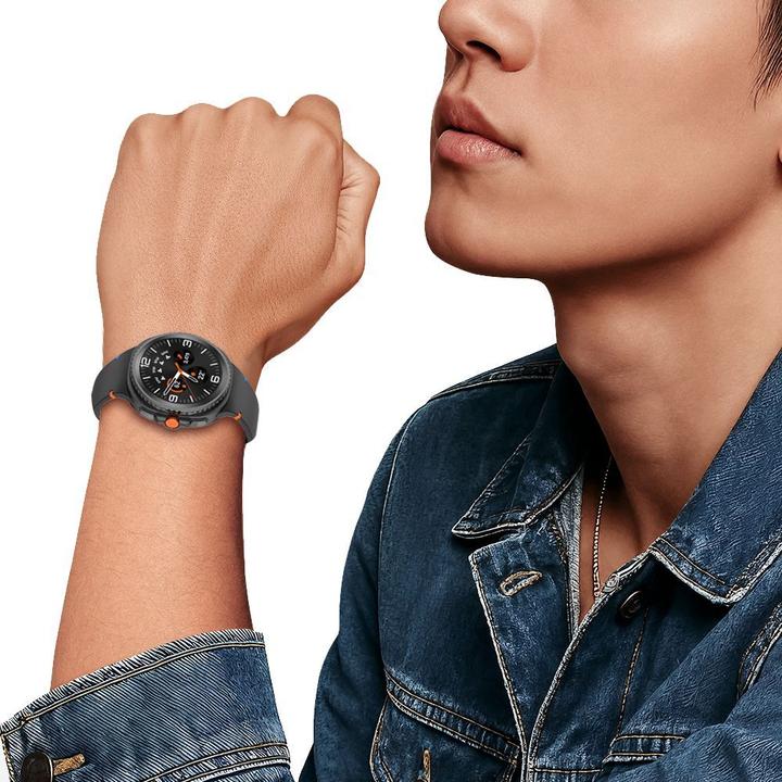 Produktbild Tech-Protect Silikonarmband für Samsung Galaxy Watch 40/44/46 mm - Grün (TPU (Thermoplastisches Polyurethan))