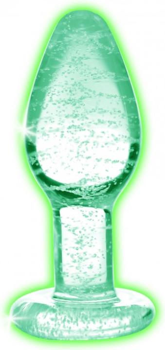 XR Brands GlowInTheDark GlasAnalplug Klein