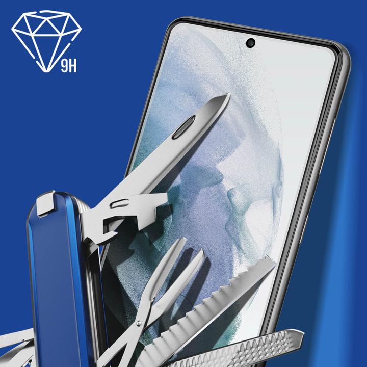 Actual product image 3MK Hardglass Max screen protector (1 Piece, Samsung Galaxy S21+)