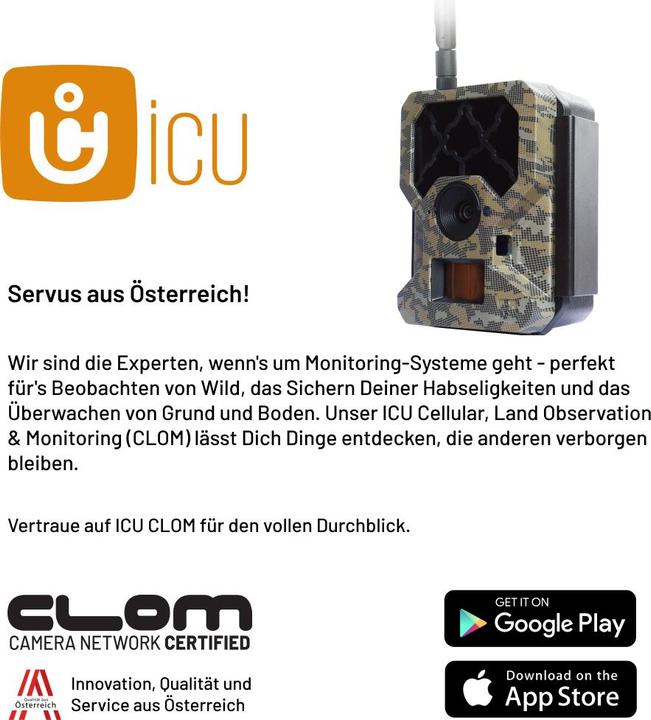 Actual product image ICUserver ICU CLOM Cam-S Wildkamera Tarn-Grün