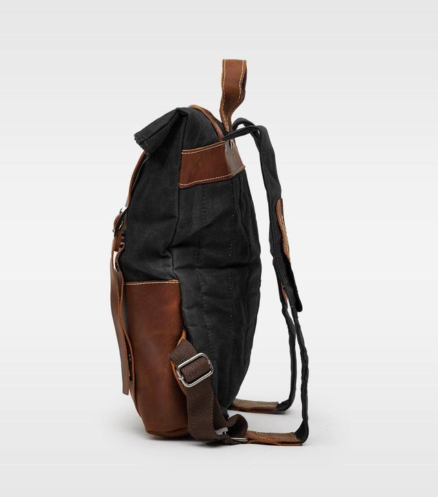 Image du produit Only-Bags.Store Sac à dos en toile, sac à dos en cuir durable, sacoche moderne pour ordinateur portable de 17 (16 l)