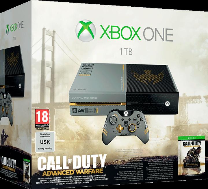 Produktbild Microsoft Xbox One 1TB, inkl. Call of Duty Advanced Warfare