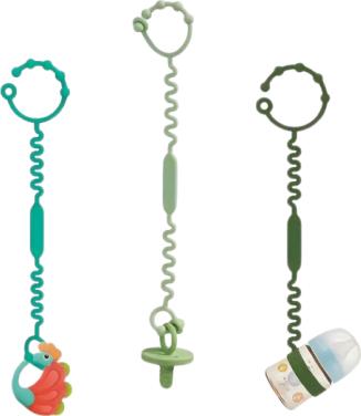 Image du produit Little bear Kinderwagen Silikonkette Green
