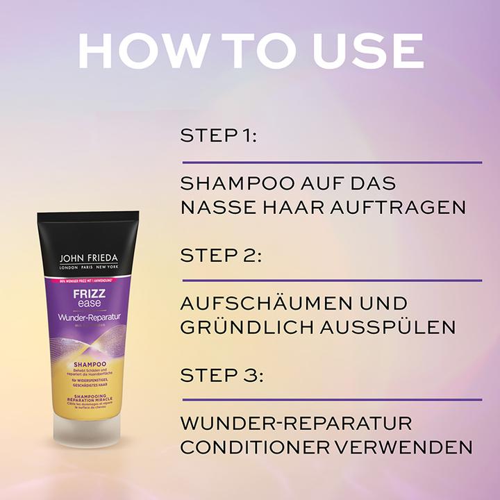 Produktbild John Frieda FE Wunder Reparatur Shampoo 75ml (75 ml, Flüssiges Shampoo)