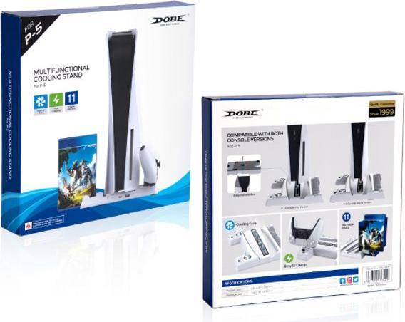 Actual product image Dobe Multifunctional cooler stand incl. charging dock (PS5)