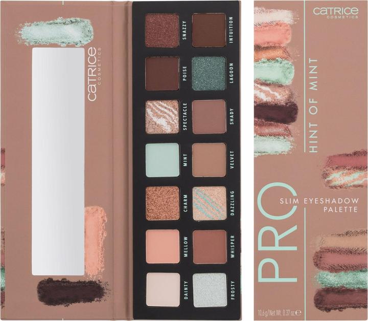 Actual product image Catrice Pro Hint of Mint Slim Eyeshadow Palette (010 Aesthetic Vibes)
