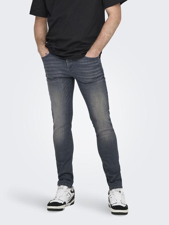 Actual product image Only & Sons Slim Fit Low Waist Jeans Slim Fit Jeans (W32/L30)