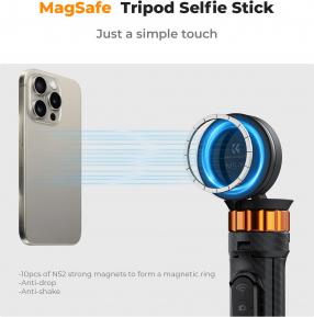 Image du produit K&F Concept Trépied Selfie Ms19 avec support MagSafe (Matières plastiques)