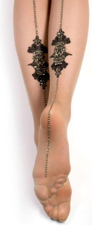 Produktbild Ballerina's Secret Fantasy Halterlose Strümpfe (S/M) (20 DEN, S/M)