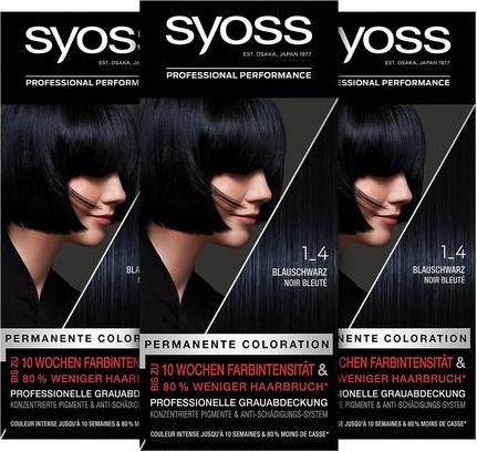 Image du produit Syoss Coloration permanente (1-4 Bleu-noir)
