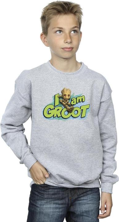 Produktbild Guardians Of The Galaxy I Am Groot Jumping Sweatshirt Jungen (140, 146)