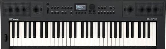 Actual product image Roland Keyboard GO:Keys5 Graphite with keyboard stand (61 Keys)