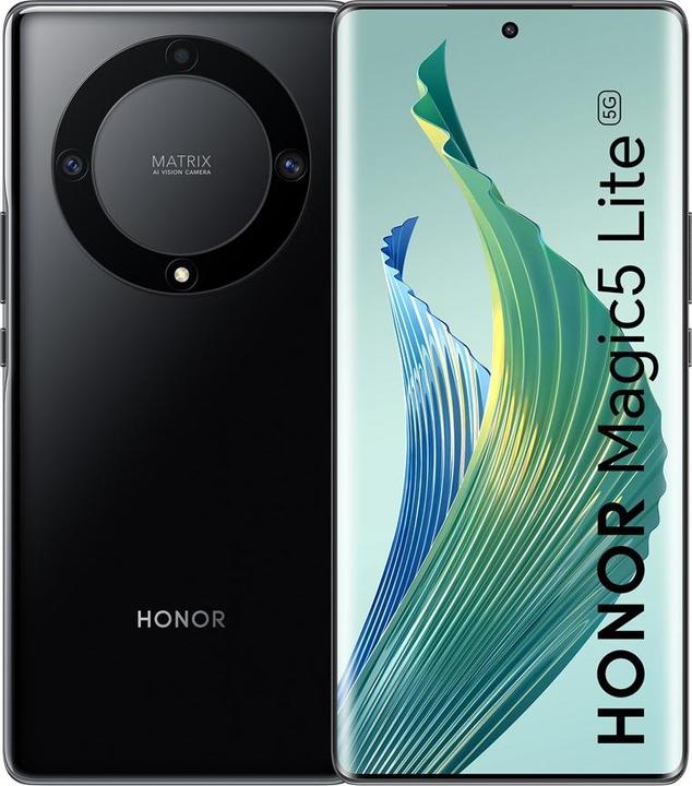 Image du produit Honor Magic5 Lite (256 Go, Midnight Black, 6.67", Double SIM, 64 Mpx, 5G)