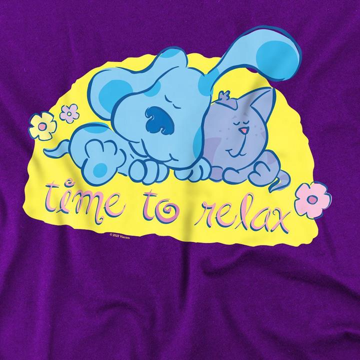 Immagine prodotto Blue´s Clues Blue's Clues Time To Relax Maglietta Uomo (4XL)