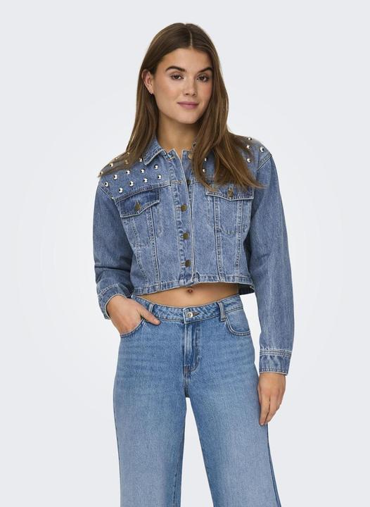 Produktbild Only Fly-Away Kragen Jacke Jeansjacke (M)