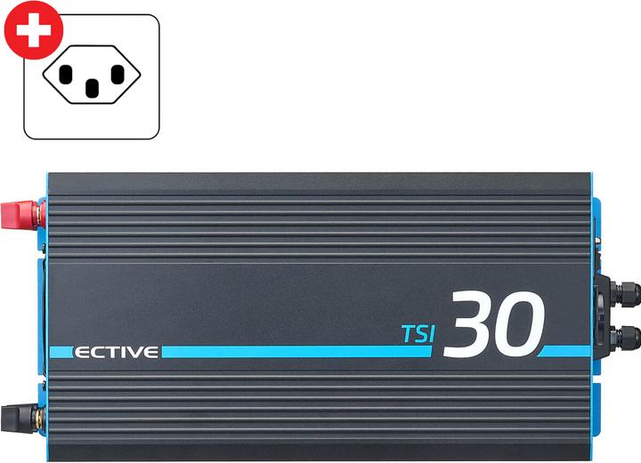 Actual product image Ective TSI 30 Sinus-Wechselrichter 3000W 24V mit Netzvorrangschaltung (CH-Stecker)