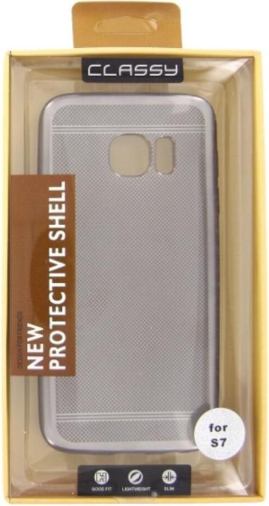 Produktbild NoName Silicone Case Classy Samsung Galaxy S7 grey (Samsung Galaxy S7)