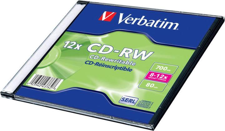 Actual product image Verbatim CD-RW, 700MB, 12x, pack of 10 (10 x)
