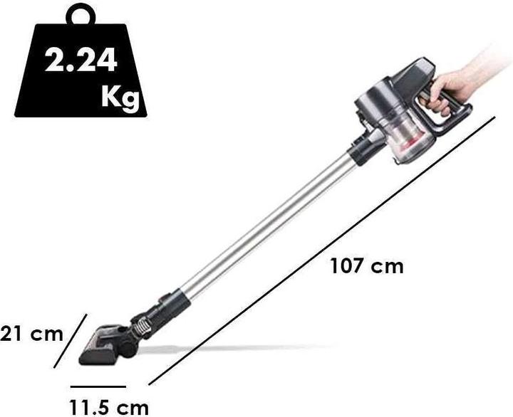 Immagine prodotto Girmi AP91 Aspirapolvere Ricaricabile 120W Sistema