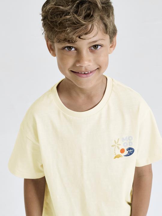 Image du produit Vertbaudet Jungen T-Shirt mit XL-Print hinten und Recycling-Baumwolle (158)