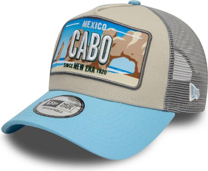 New Era Trucker Cap - License Plate Mexico Cabo (One Size)
