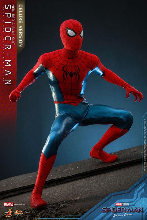 Immagine prodotto Hot Toys Spider-Man: No Way Home statuetta Movie Masterpiece 1/6 Spider-Man (nuova tuta rossa e blu) (Deluxe