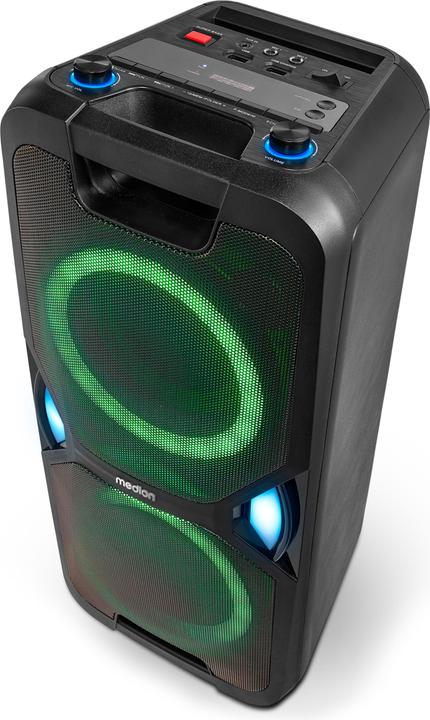 Produktbild Medion MD 44468 Partylautsprecher schwarz (15 h, Akkubetrieb, Netzbetrieb)