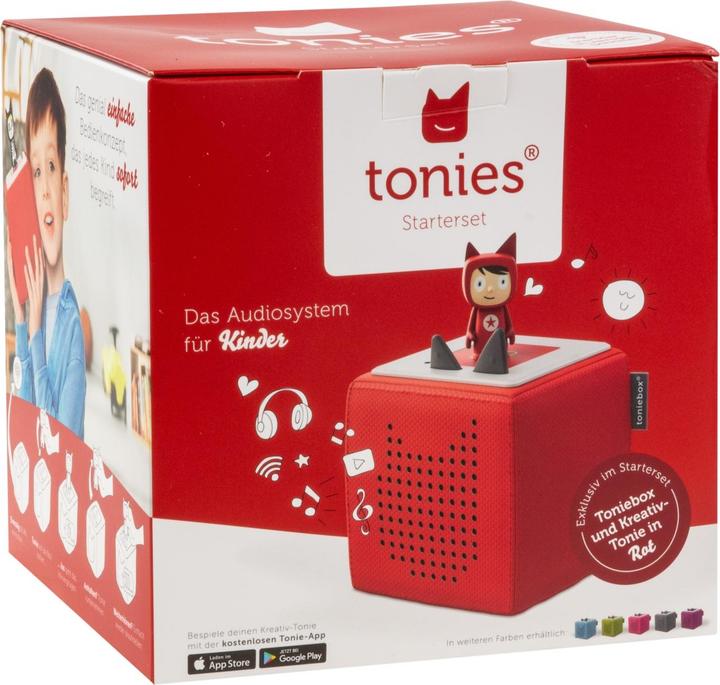 Actual product image Tonies Toniebox Starter Set Red (Creative Tone) (German)