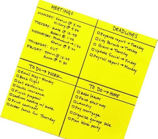 Image du produit Post-it Super Sticky grand format (28 x 28 cm)