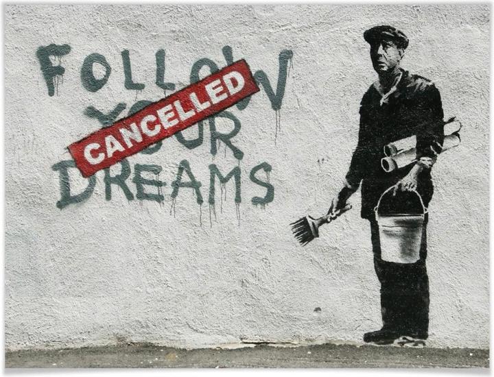 Actual product image Trenddeko Follow your dreams (40 x 30 cm)