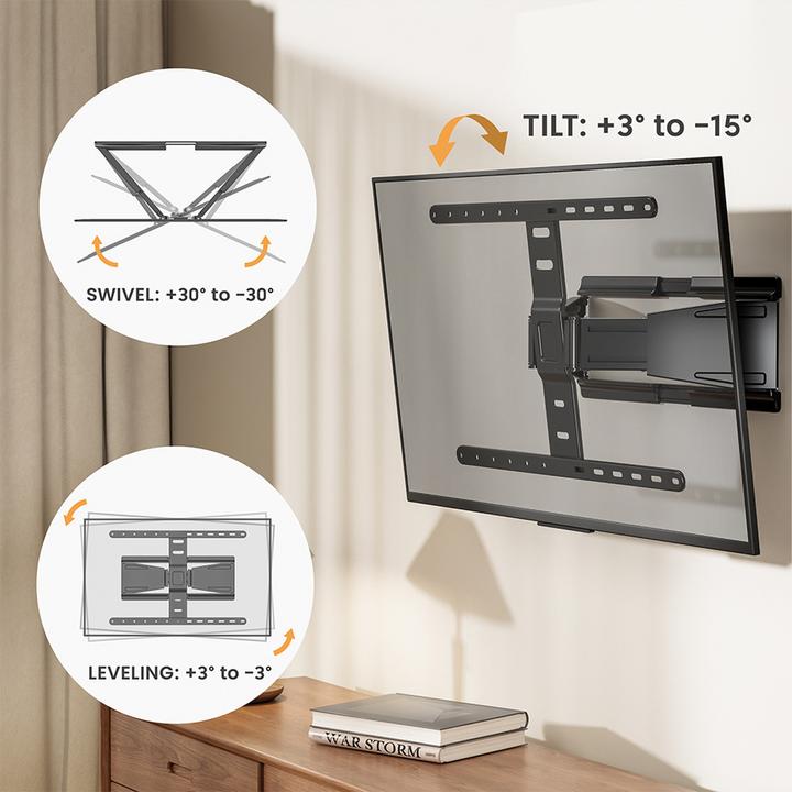 Actual product image Value Ultra-Slim Full-Motion (Wall, 90", 50 kg)
