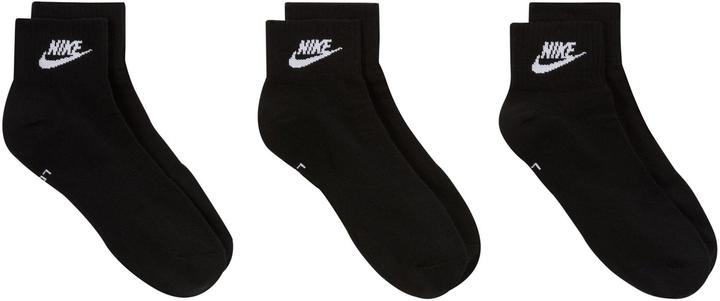 Produktbild Nike Everyday Essential Ankle, Black/White XL (3er Pack, 46 - 50)