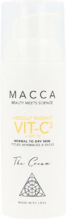 Macca Cosmetics ABSOLUT RADIANT VIT-C3 cream SPF15 normal to dry skin 50 ml (Sonnencreme, SPF 15, 50 ml)