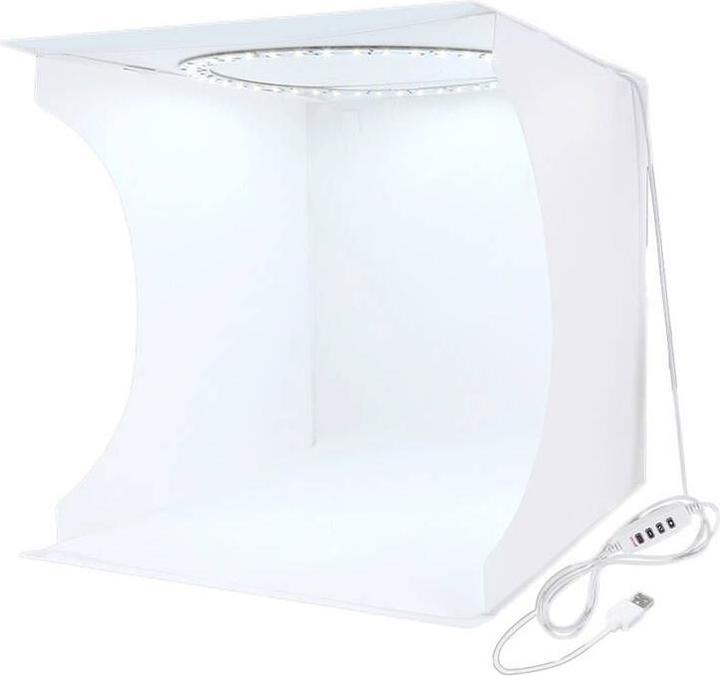 Produktbild Puluz Fotostudio mit integrierter LED Beleuchtung (33 cm, 33 cm)