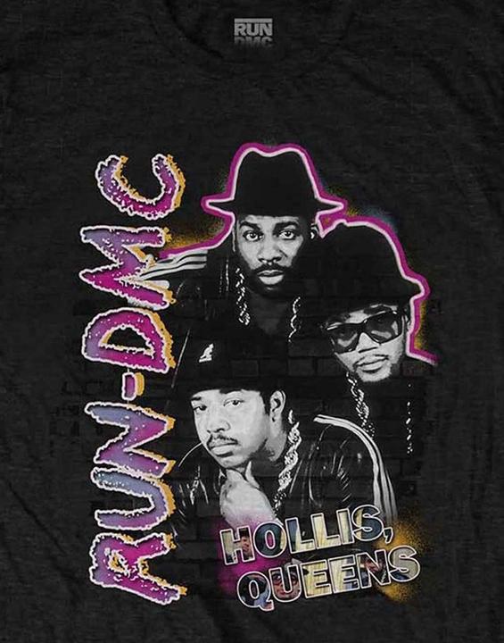 Actual product image Run DMC Hollis Queens Homage TShirt (M)