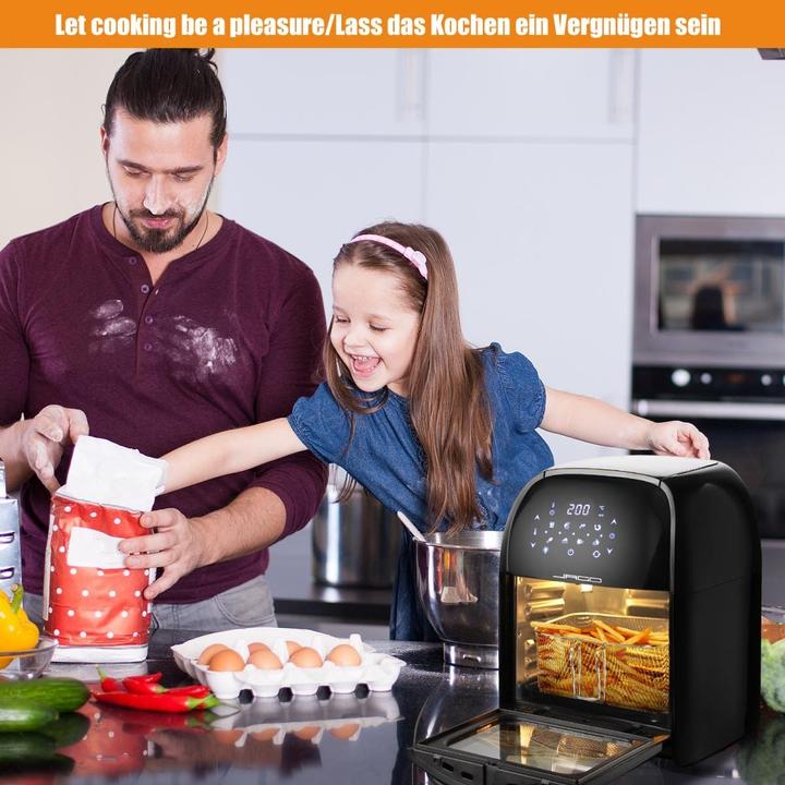 Actual product image Jago Heissluftfritteuse 8in1