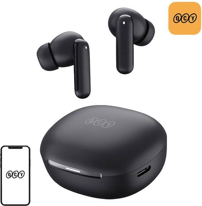 Actual product image QCY TWS MeloBuds HT16 Headphones (black) (Wireless)