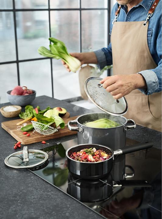 Produktbild WMF Kochtopf Set (20 cm, Pfannenset + Topfset, Stahl, Eisen)
