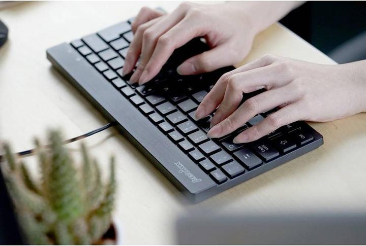 Produktbild Perixx PERIBOARD-326 DE, Beleuchtete USB-Tastatur, kabelgebunden, schwarz (DE, Kabelgebunden)