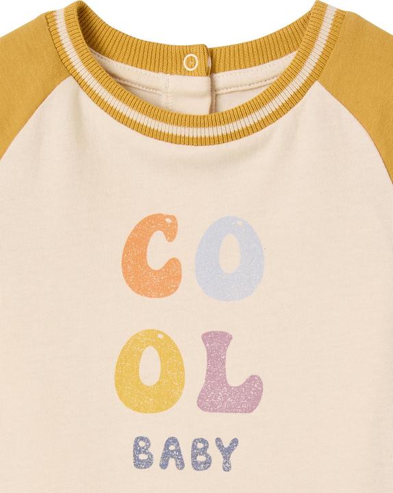 Actual product image Vertbaudet Bio-Kollektion: Baby Shirt COOL BABY (74)