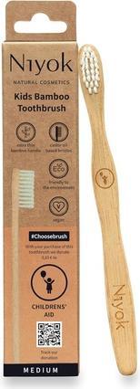 Actual product image Niyok Manual toothbrush children in need 1 piece (Soft, 1 x)