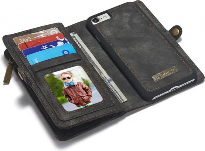 Immagine prodotto Caseme Custodia per carte di credito a portafoglio in vera pelle per Apple iPhone 8 (Apple iPhone 8)