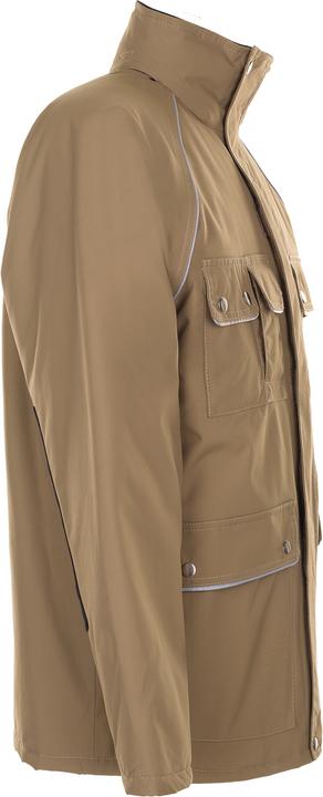 Actual product image Planam unisex parka CANVAS 320 khaki, black size L (L)