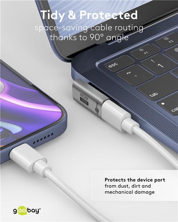 Actual product image Goobay USB C - USB C adapter (USB-C)