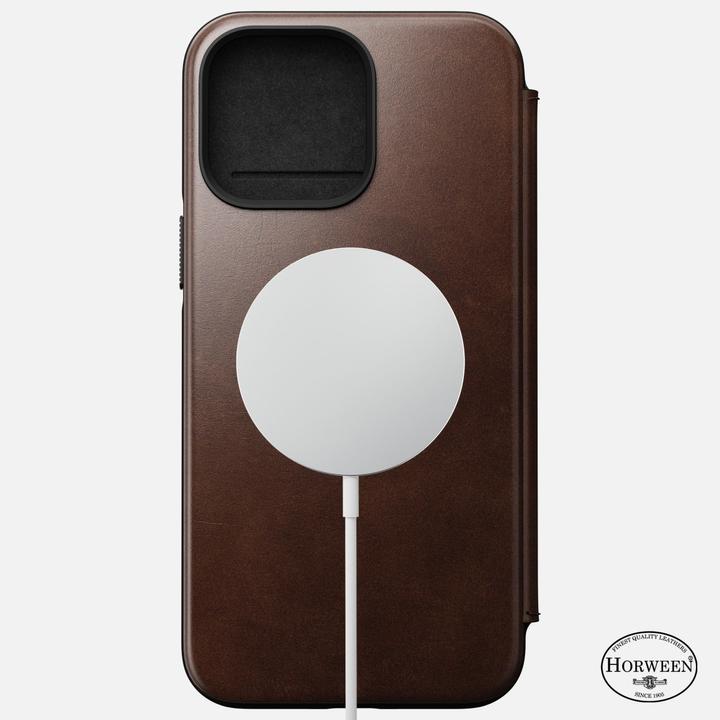 Produktbild Nomad Modern Horween Leather Folio (Apple iPhone 14 Pro Max)